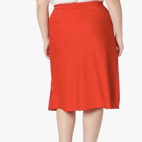 The Drop Women's Maya Silky Slip Skirt - Picture 5 of 7